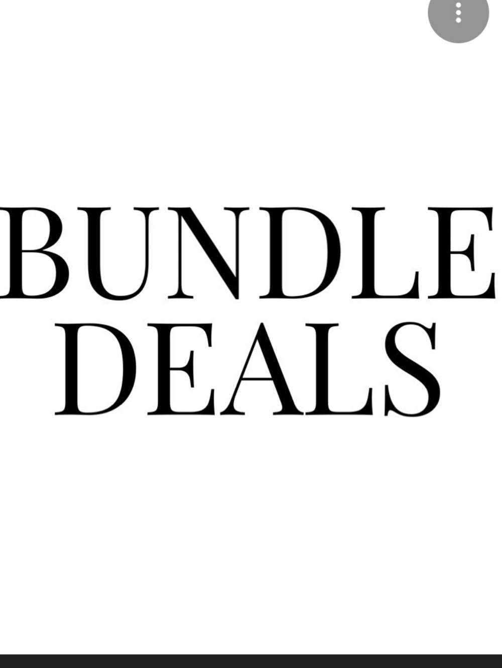 BUNDLE BUNDLE AND BUNDLE